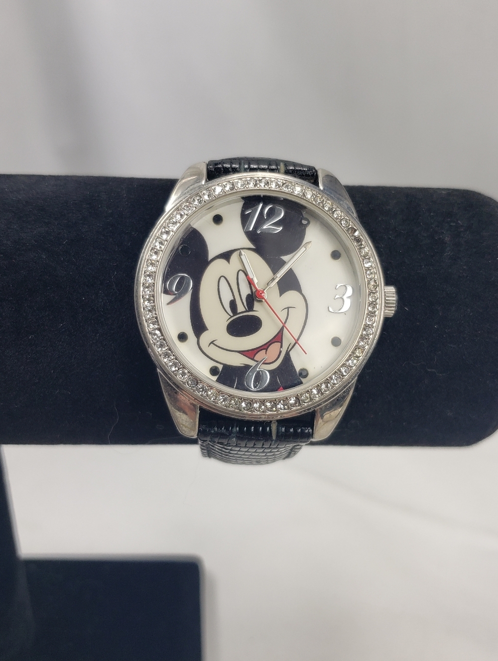 Disney Mickey Mouse Working Watch with Rhinestone Accents